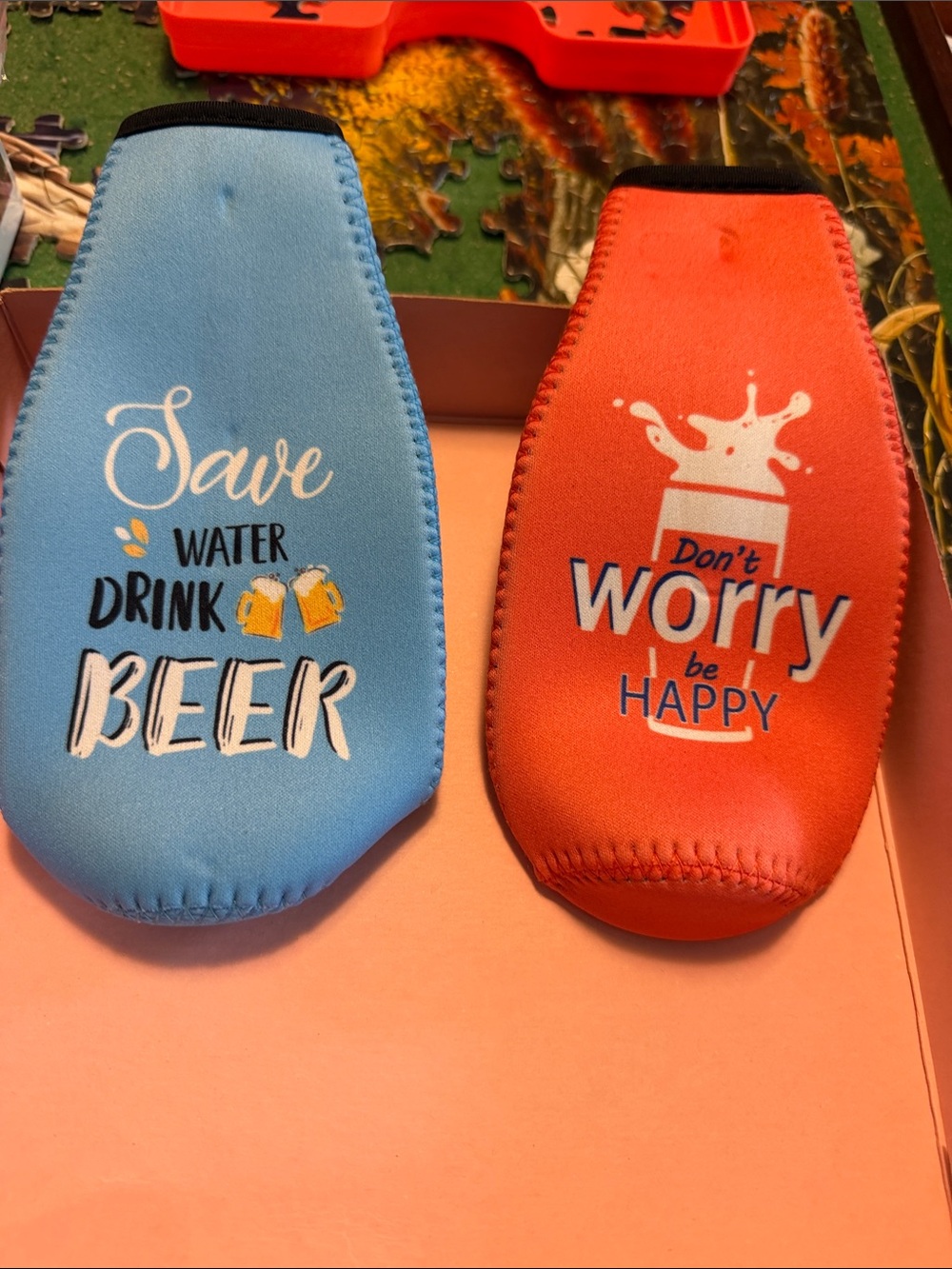 12 Neoprene beer Bottle sleeve insulators. New